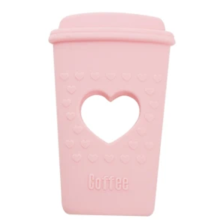 Силиконовый грызунок Mommy Bag Стакан Кофе Розовый Силиконовый грызунок Mommy Bag Стакан Кофе Розовый