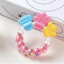 Игрушка-прорезыватель ортодонтический с охлаждающим эффектом, розовая