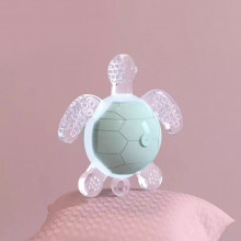 Грызунок-прорезыватель, погремушка 3в1 Черепаха Бирюзовая