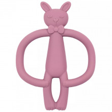 Грызунок-прорезыватель силиконовый Кролик Розовый Грызунок-прорезыватель силиконовый Кролик Розовый