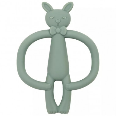 Грызунок-прорезыватель силиконовый Кролик Мятный