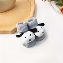 Носочки нарядные 0-12 мес #8 Собачки (Серые)