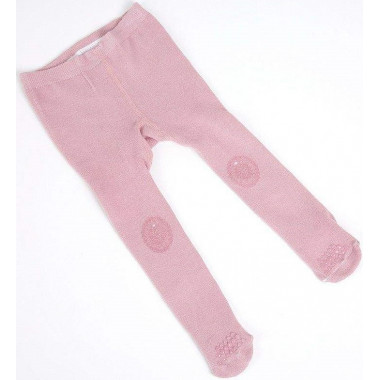 Колготы с антискользящим покрытием Розовые 12-24 мес, 74-92 см