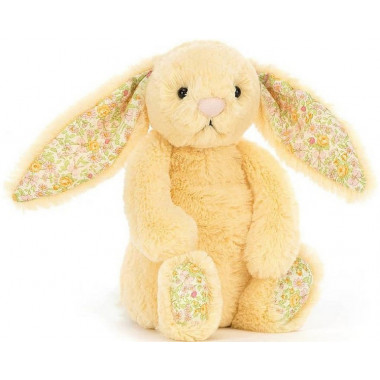 Мягкая игрушка Jelly Cat, маленький застенчивый зайчик, желтый 18 см