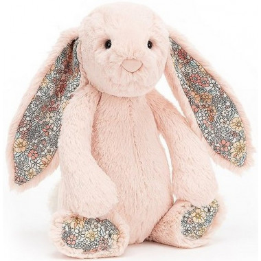 Мягкая игрушка Jelly Cat, маленький застенчивый зайчик, пудровый 18 см