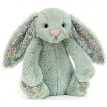 Мягкая игрушка Jelly Cat, маленький застенчивый зайчик, мятный 18 см