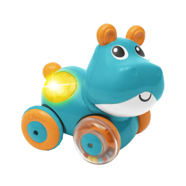 Музыкальная игрушка – каталка Chicco Бегемотик Sprint & Go