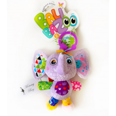 Музыкальная игрушка-подвеска Слоненок Итан Balibazoo (Высота 20 см) 80358