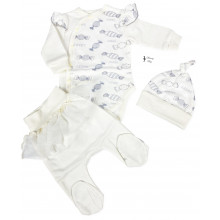 Комплект 3 ед. RoyalBaby Конфетки с фатином р.56, 0-3 мес Комплект 3 ед. RoyalBaby Конфетки с фатином р.56, 0-3 мес