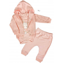 Костюм 3 ед. RoyalBaby Милая Зайка 62 (0-6 мес)