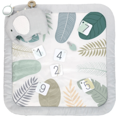 Коврик игровой развивающий Ingenuity Sprout Spot серый