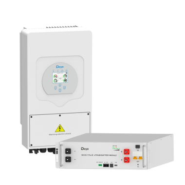 Инвертор Deye SUN-6K-SG03LP1-EU + аккумуляторная батарея DEYE SE-G5.1 LiFePO4 LV Pro-B