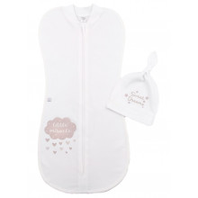 Евро пеленка кокон на молнии с шапочкой Маленькое чудо (интерлок) №8 (0 – 6 мес) Евро пеленка кокон на молнии с шапочкой Маленькое чудо (интерлок) №8 (0 – 6 мес)