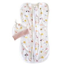 Евро пеленка кокон на молнии с шапочкой Молочный с разноцветными животными (интерлок) №63 (0-6 мес) Евро пеленка кокон на молнии с шапочкой Молочный с разноцветными животными (интерлок) №63 (0-6 мес)