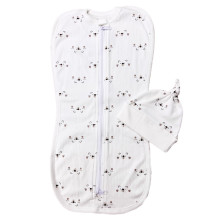 Евро пеленка кокон на молнии с шапочкой Молочный с мишками (интерлок) №26 (0-6 мес) Евро пеленка кокон на молнии с шапочкой Молочный с мишками (интерлок) №26 (0-6 мес)