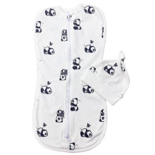 Евро пеленка кокон на молнии с шапочкой Молочный с пандами (байка) №71 (0 – 6 мес) Евро пеленка кокон на молнии с шапочкой Молочный с пандами (байка) №71 (0 – 6 мес)