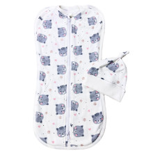 Евро пеленка кокон на молнии с шапочкой Серые котики (байка) №69 (0 – 6 мес) Евро пеленка кокон на молнии с шапочкой Серые котики (байка) №69 (0 – 6 мес)