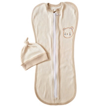 Евро пеленка кокон на молнии с шапочкой Бежевый медвежонок (интерлок) №80 (0-6 мес) Евро пеленка кокон на молнии с шапочкой Бежевый медвежонок (интерлок) №80 (0-6 мес)