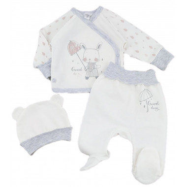 Комплект 3 ед. RoyalBaby Зайка с зонтиком (байка) р.56