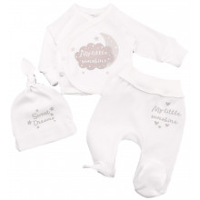 Комплект 3 ед. RoyalBaby Сладкие сны (интерлок) р.56, 0-3 мес Комплект 3 ед. RoyalBaby Сладкие сны (интерлок) р.56, 0-3 мес