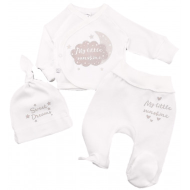 Комплект 3 ед. RoyalBaby Сладкие сны (интерлок) р.56, 0-3 мес