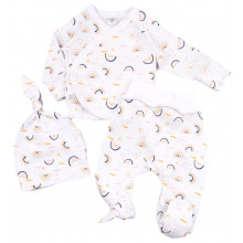 Комплект 3 ед. RoyalBaby Радуги (интерлок) р.56