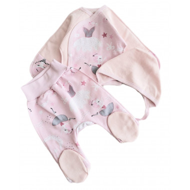 Комплект 3 ед. RoyalBaby Балерины (байка) р.56