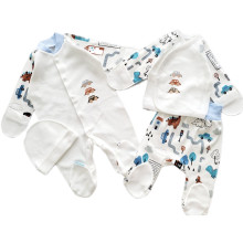 Комплект 4 ед. RoyalBaby Машинки (интерлок) р.56, 0-3 мес