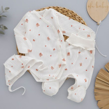 Комплект 3 ед. RoyalBaby Молочные совенки с боди (рубчик) р.56, 0-3 мес