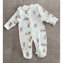 Человечек RoyalBaby Мишка на облаке (интерлок) р.56, 0-3 мес Человечек RoyalBaby Мишка на облаке (интерлок) р.56, 0-3 мес