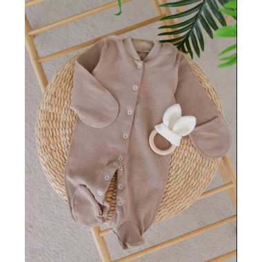 Человечек RoyalBaby Вафелька капучино р.56, 0-3 мес 