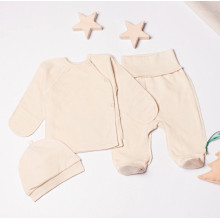 Комплект 3 ед. RoyalBaby Бежевый (байка) р.62 Комплект 3 ед. RoyalBaby Бежевый (байка) р.62