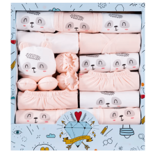 Подарочный набор комплект одежды Maxi Pack (18 еденицы) Пудровый новорожденному на выписку Подарочный набор комплект одежды Maxi Pack (18 еденицы) Пудровый новорожденному на выписку