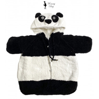 Конверт-комбинезон вязан с утеплителем RoyalBaby Панда