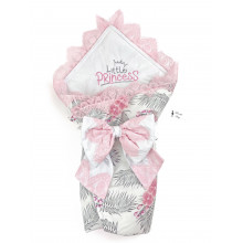 Конверт на выписку с вышивкой RoyalBaby Принцесса (с перьями)