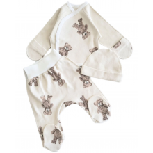 Комплект 3 ед. RoyalBaby Мишка Теди (интерлок) р.56