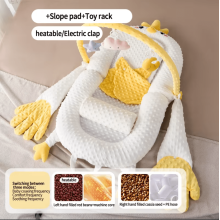 Матрас-кокон 5в1 мультифункциональный с грелкой и легким похлопыванием, лымонный