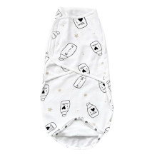 Евро пеленка кокон на липучках I Love Milk (байка) №116 (0-6 мес)