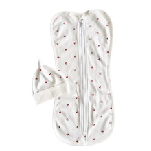 Евро пеленка кокон на молнии с шапочкой Маленькая вишенка (интерлок) №115 (0-6 мес) Евро пеленка кокон на молнии с шапочкой Маленькая вишенка (интерлок) №115 (0-6 мес)