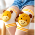 Наколенники детские антискользящие Mommy Bag Жирафы, желтые