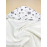 Полотенце махровое 80x80 см Звездочки (белый)