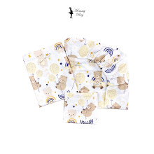 Комплект детского постельного белья 3в1 Mommy Bag №7 Мишка с радугой