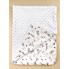 Плед 100х80 см Mommy Bag №5 Розовые цветочки с бабочками