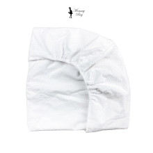 Наматрасник непромокаемый Mommy Bag 120х60 см в стандартную кроватку, белый