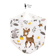 Слюнявчик-нагрудник непромокаемый Mommy Bag №15 Олененок в лесу Слюнявчик-нагрудник непромокаемый Mommy Bag №15 Олененок в лесу