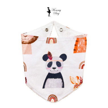 Слюнявчик-нагрудник непромокаемый Mommy Bag №20 Зверюшки-индейцы