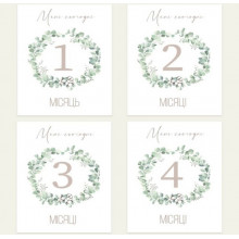 Набор карточек для фотосессии “Эвкалипт”, 16шт 10х15см