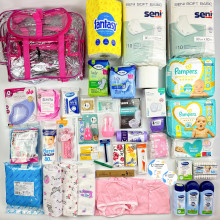 Сумка в роддом Mommy Bag Premium 2в1 (48 единиц) - для девочки