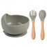 Набор силиконовой посуды 9в1 Хаки (Подарочная упаковка)