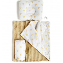 Набор в детскую кроватку 3в1 (простынь, плед, подушка) Бриллианты №13 Набор в детскую кроватку 3в1 (простынь, плед, подушка) Бриллианты №13